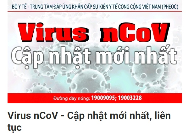 Virus nCoV - Cập nhật mới nhất, liên tục